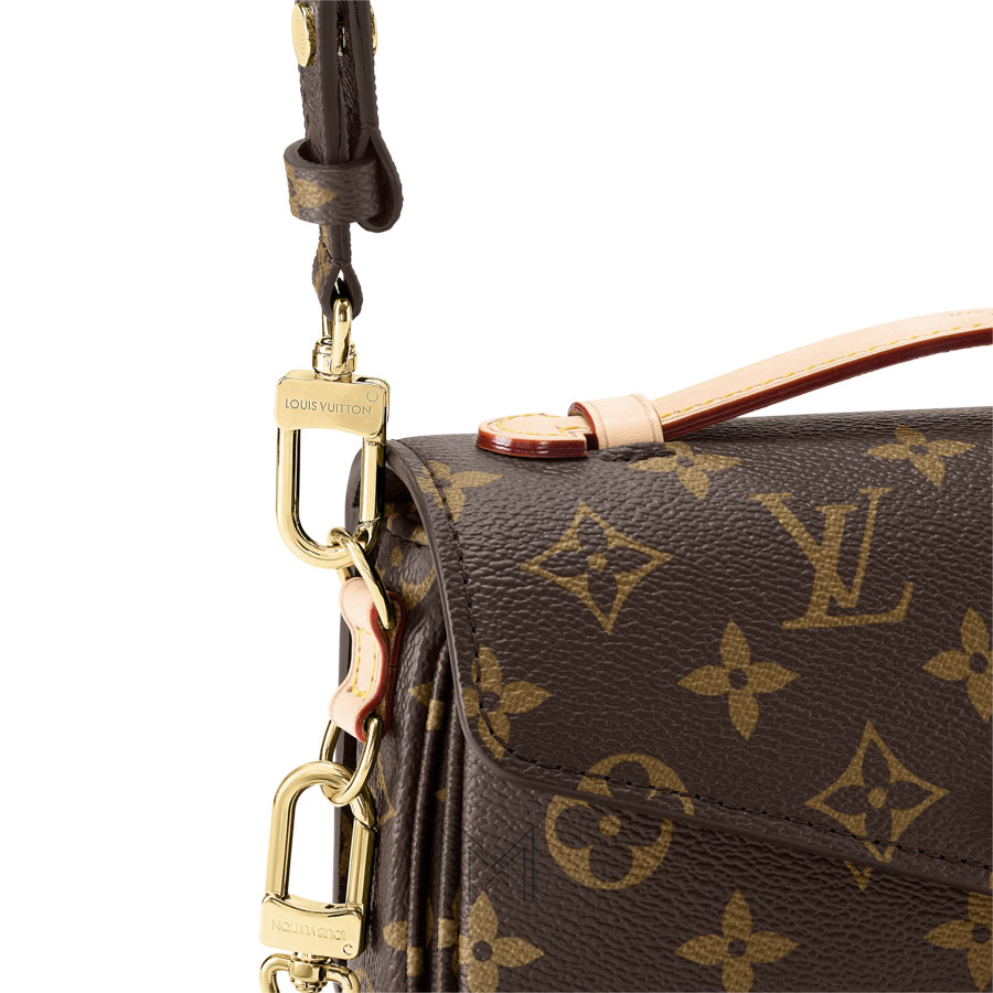 Túi Đeo Chéo Nữ LV Pochette Métis East West Nâu Monogram Auth MM033 2026 Túi Đeo Chéo Nữ LV Pochette Métis East West Nâu Monogram Auth MM033 2026