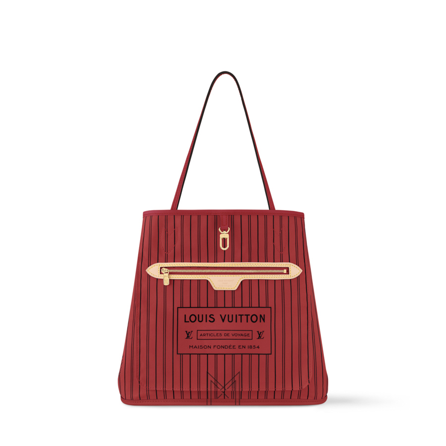 Túi Xách LV Neverfull Bandoulière Upside Down MM Sari Red Monogram Canvas MM155 2026 Túi Xách LV Neverfull Bandoulière Upside Down MM Sari Red Monogram Canvas MM155 2026