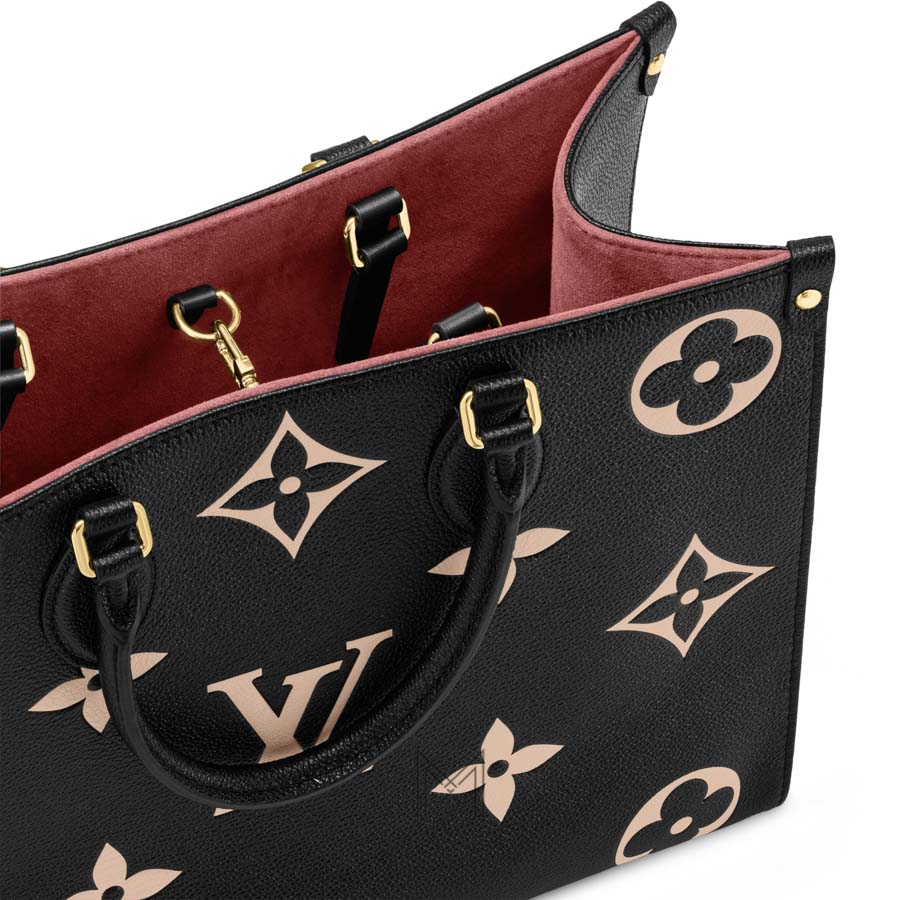 Túi Xách LV OnTheGo MM Đen Monogram Chính Hãng MM138 2026 Túi Xách LV OnTheGo MM Đen Monogram Chính Hãng MM138 2026