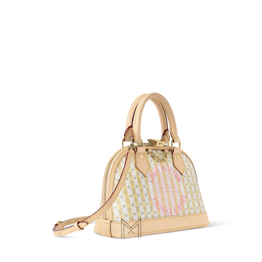 Túi Xách Đeo Chéo LV Alma BB Vàng Trắng Monogram MM180 2026 Túi Xách Đeo Chéo LV Alma BB Vàng Trắng Monogram MM180 2026