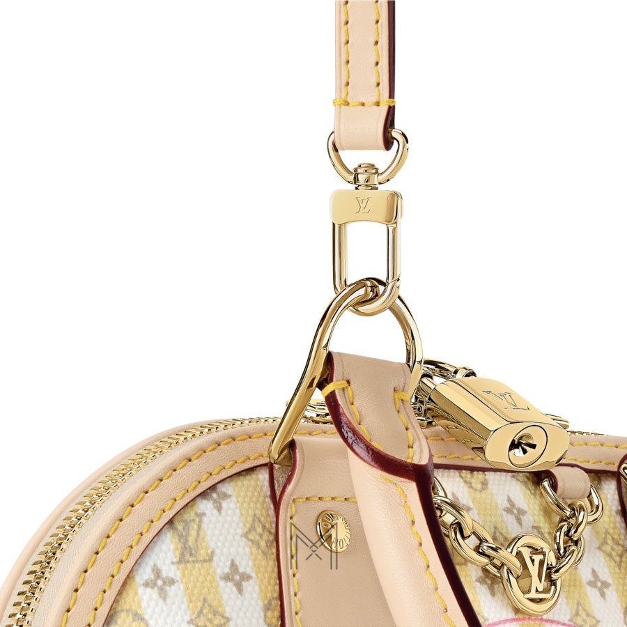 Túi Xách Đeo Chéo LV Alma BB Vàng Trắng Monogram MM180 2026 Túi Xách Đeo Chéo LV Alma BB Vàng Trắng Monogram MM180 2026