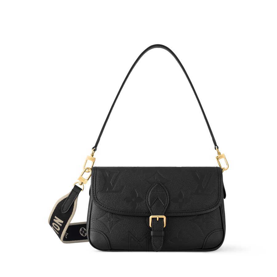 Túi Xách Louis Vuitton Diane Đen Da Monogram Empreinte Authentic MM059 2026 Túi Xách Louis Vuitton Diane Đen Da Monogram Empreinte Authentic MM059 2026