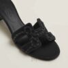 Cao gót Hermes Oasis chính hãng màu đen MHHH075 2026