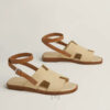 Sandal Hermes Maya chính hãng màu be da lộn MHHH029 2026