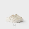 Dép quai ngang Prada Matelassé Nappa Leather Flatform màu trắng chính hãng MHHP019 2026 Dép quai ngang Prada Matelassé Nappa Leather Flatform màu trắng chính hãng MHHP019 2026
