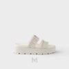 Dép quai ngang Prada Matelassé Nappa Leather Flatform màu trắng chính hãng MHHP019 2026 Dép quai ngang Prada Matelassé Nappa Leather Flatform màu trắng chính hãng MHHP019 2026