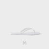 Dép xỏ ngón Prada Brushed leather Flip-flops màu trắng authentic MHHP049 2026 Dép xỏ ngón Prada Brushed leather Flip-flops màu trắng authentic MHHP049 2026