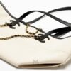 Túi xách Chanel 2 dây Spring Summer 2026 canvas phối da bê chính hãng TCN39 2026