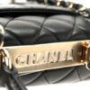Túi xách đeo chéo Chanel nẹp sắt Trendy CC Dual Handle Flap màu đen TCN18 2026