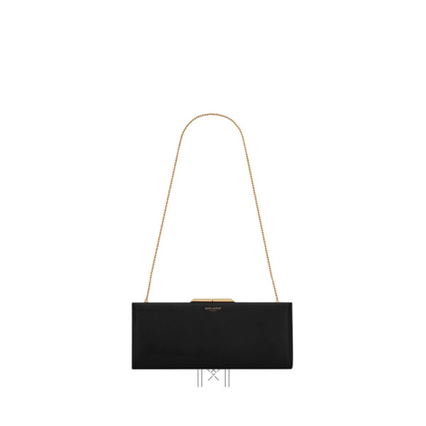 Túi xách YSL Midnight màu đen dây xích vàng chính hãng MHHY053