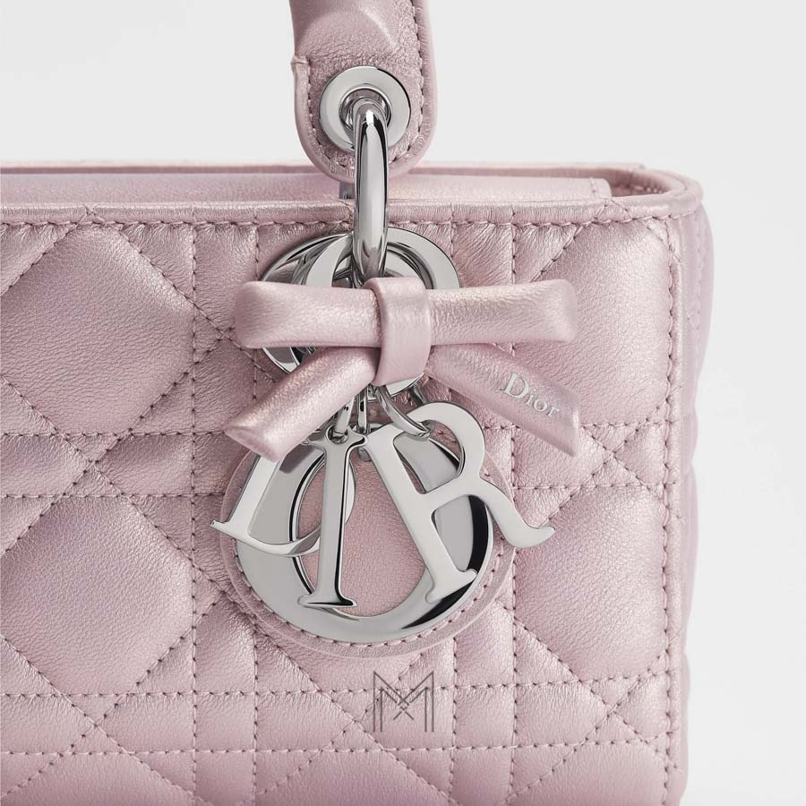 Túi Xách Đeo Chéo Lady Dior Djoy Hình Chữ Nhật Màu Hồng Da Bê Authentic TR036 2026 Túi Xách Đeo Chéo Lady Dior Djoy Hình Chữ Nhật Màu Hồng Da Bê Authentic TR036 2026