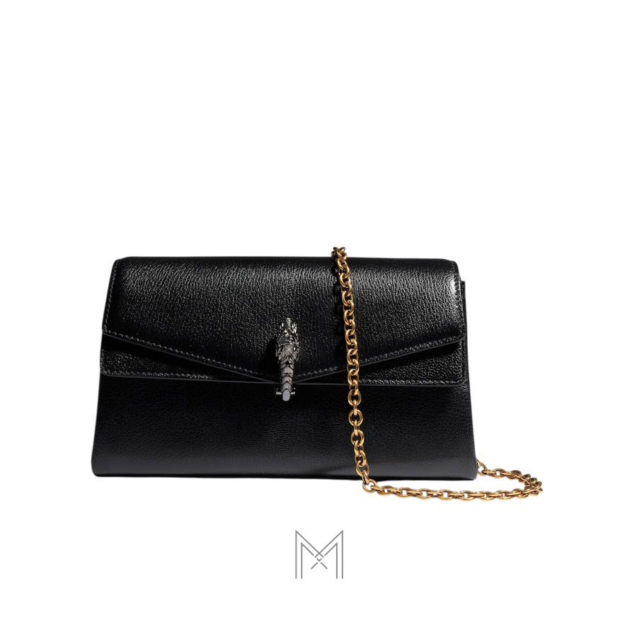 Túi Gucci Dionysus màu đen dây vàng authentic NTG030 2026 Túi Gucci Dionysus màu đen dây vàng authentic NTG030 2026