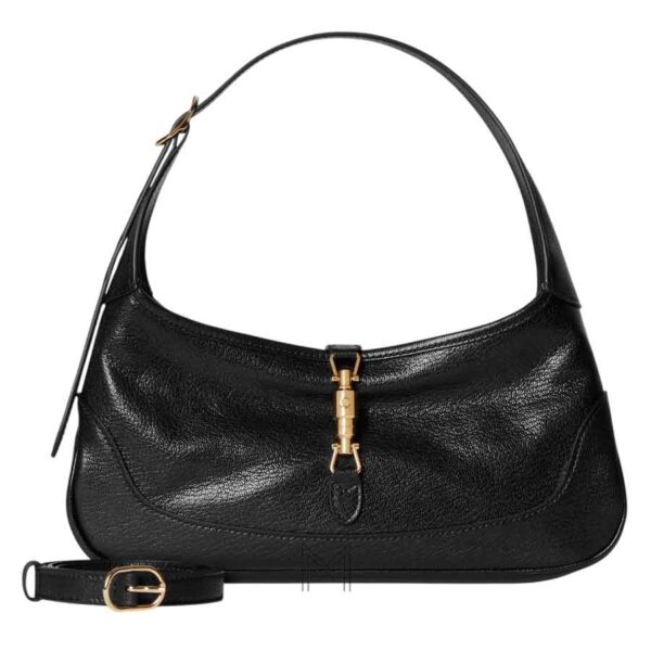 Túi Gucci Jackie 1961 màu đen khoá vàng authentic NTG022