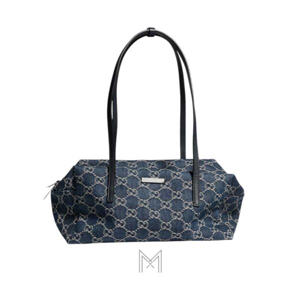 Túi Gucci màu xanh hoạ tiết monogram chính hãng NTG004