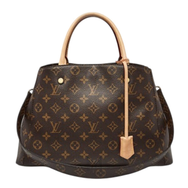 Túi Xách LV Montaigne Màu Nâu Monogram Canvas Chính Hãng LV 368
