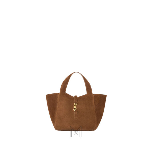 Túi xách mini YSL Le 5 À 7 Baby Bea màu nâu authentic MHHY100