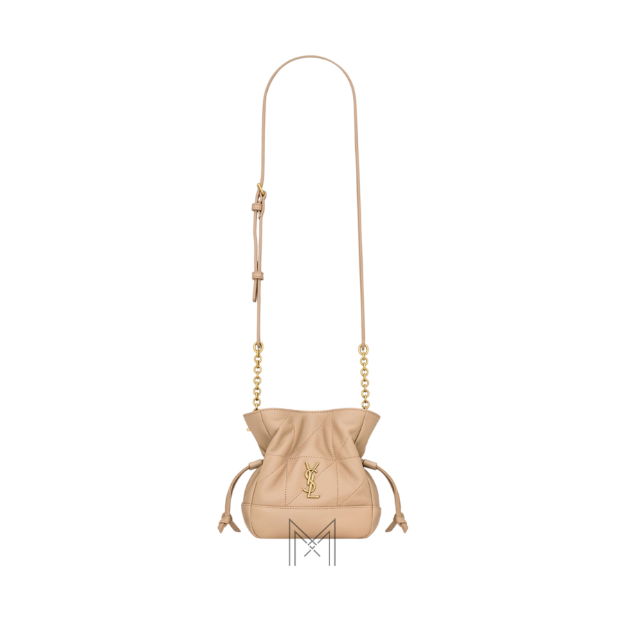 Túi đeo chéo YSL Jamie màu be logo vàng chính hãng MHHY055 2026 Túi đeo chéo YSL Jamie màu be logo vàng chính hãng MHHY055 2026