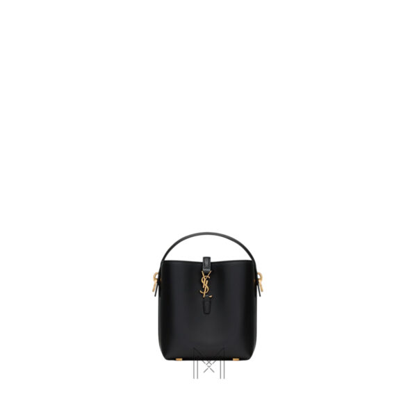 Túi xách đeo chéo YSL Le 37 màu đen logo vàng chính hãng MHHY094