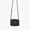 Túi xách đeo chéo YSL Lou màu đen logo bạc chính hãng MHHY034 2026 Túi xách đeo chéo YSL Lou màu đen logo bạc chính hãng MHHY034 2026