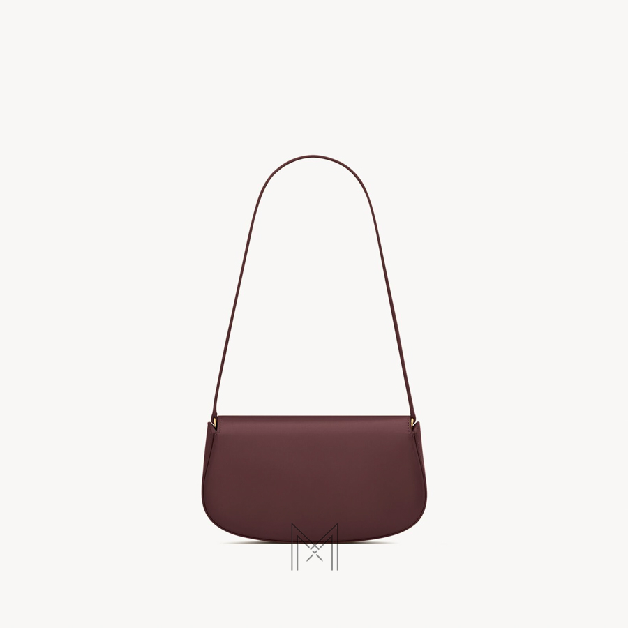 Túi xách YSL Voltaire màu đỏ da trơn logo vàng authentic MHHY063 2026 Túi xách YSL Voltaire màu đỏ da trơn logo vàng authentic MHHY063 2026