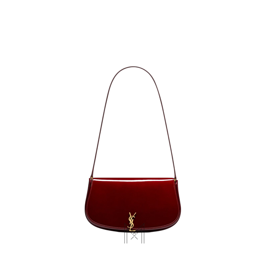 Túi xách YSL Voltaire màu đỏ da bóng logo vàng authentic MHHY062 2026 Túi xách YSL Voltaire màu đỏ da bóng logo vàng authentic MHHY062 2026