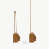 Túi xách đeo chéo mini YSL Niki màu nâu da lộn chính hãng MHHY091 2026 Túi xách đeo chéo mini YSL Niki màu nâu da lộn chính hãng MHHY091 2026