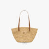 Túi xách YSL Panier in Raffia màu be chính hãng MHHY015 2026 Túi xách YSL Panier in Raffia màu be chính hãng MHHY015 2026