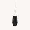 Túi xách đeo chéo YSL Pochon màu đen logo vàng chính hãng MHHY019 2026