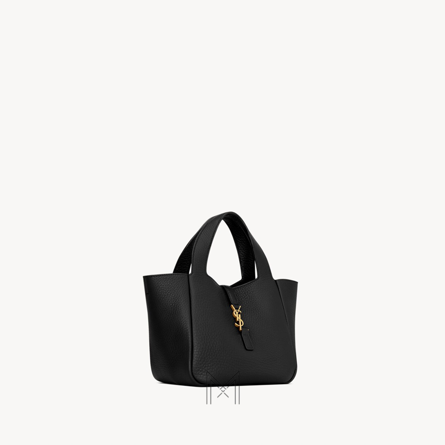 Túi YSL kẹp nách màu đen da sần authentic NTY007 2026 Túi YSL kẹp nách màu đen da sần authentic NTY007 2026