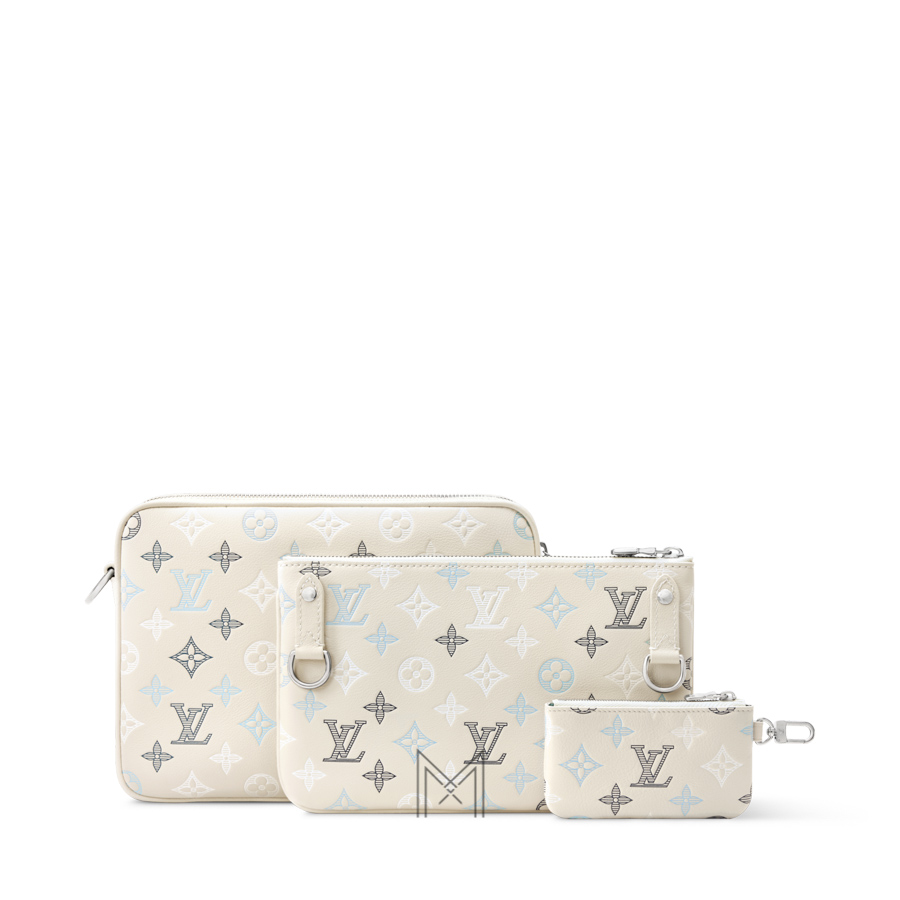 Túi Đeo Chéo LV Trio Messenger Trắng Monogram Chính Hãng MN095 2026 Túi Đeo Chéo LV Trio Messenger Trắng Monogram Chính Hãng MN095 2026