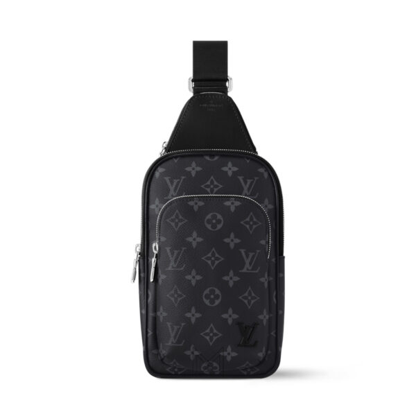 Túi LV Đeo Chéo Nam Màu Đen Monogram Canvas Hàng Hiệu MN016