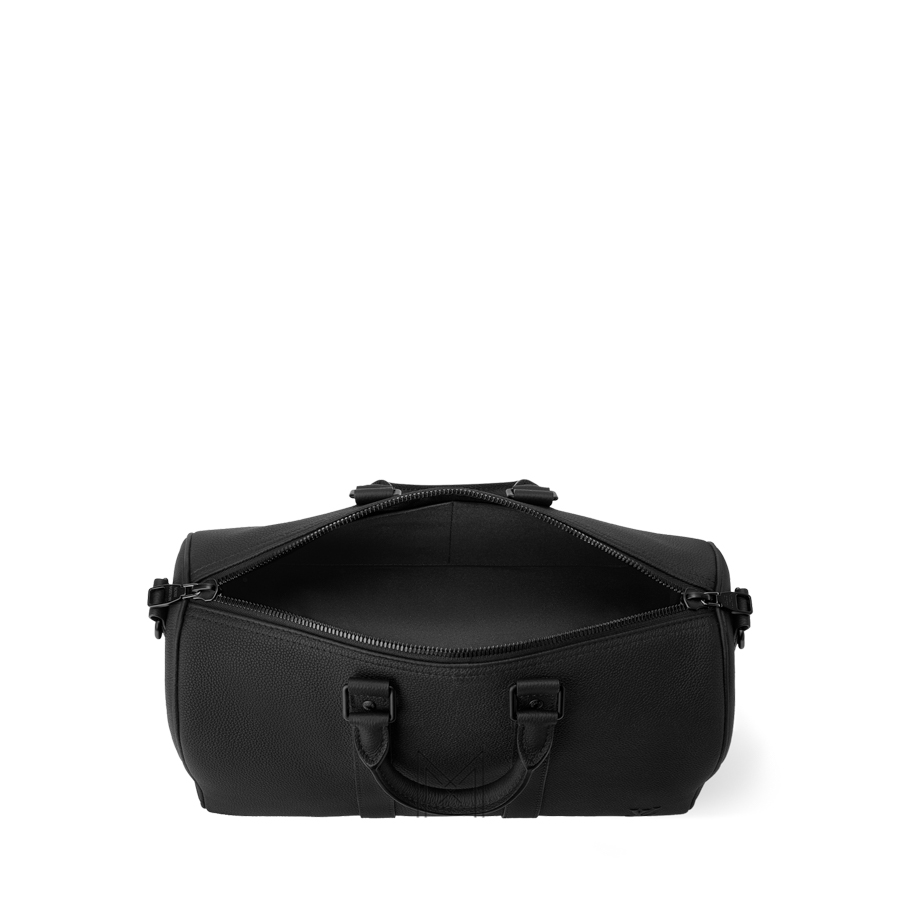 Túi Trống Đeo Chéo LV Keepall Bandoulière Màu Đen Da Sần Chính Hãng MN075 2026 Túi Trống Đeo Chéo LV Keepall Bandoulière Màu Đen Da Sần Chính Hãng MN075 2026