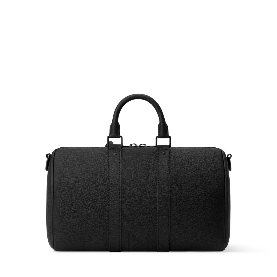 Túi Trống Đeo Chéo LV Keepall Bandoulière Màu Đen Da Sần Chính Hãng MN075 2026 Túi Trống Đeo Chéo LV Keepall Bandoulière Màu Đen Da Sần Chính Hãng MN075 2026