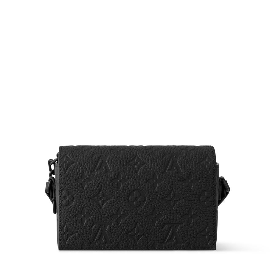 Túi Đeo Chéo Nam Louis Vuitton Steamer Đen Monogram Da Sần Chính Hãng MN020 2026 Túi Đeo Chéo Nam Louis Vuitton Steamer Đen Monogram Da Sần Chính Hãng MN020 2026