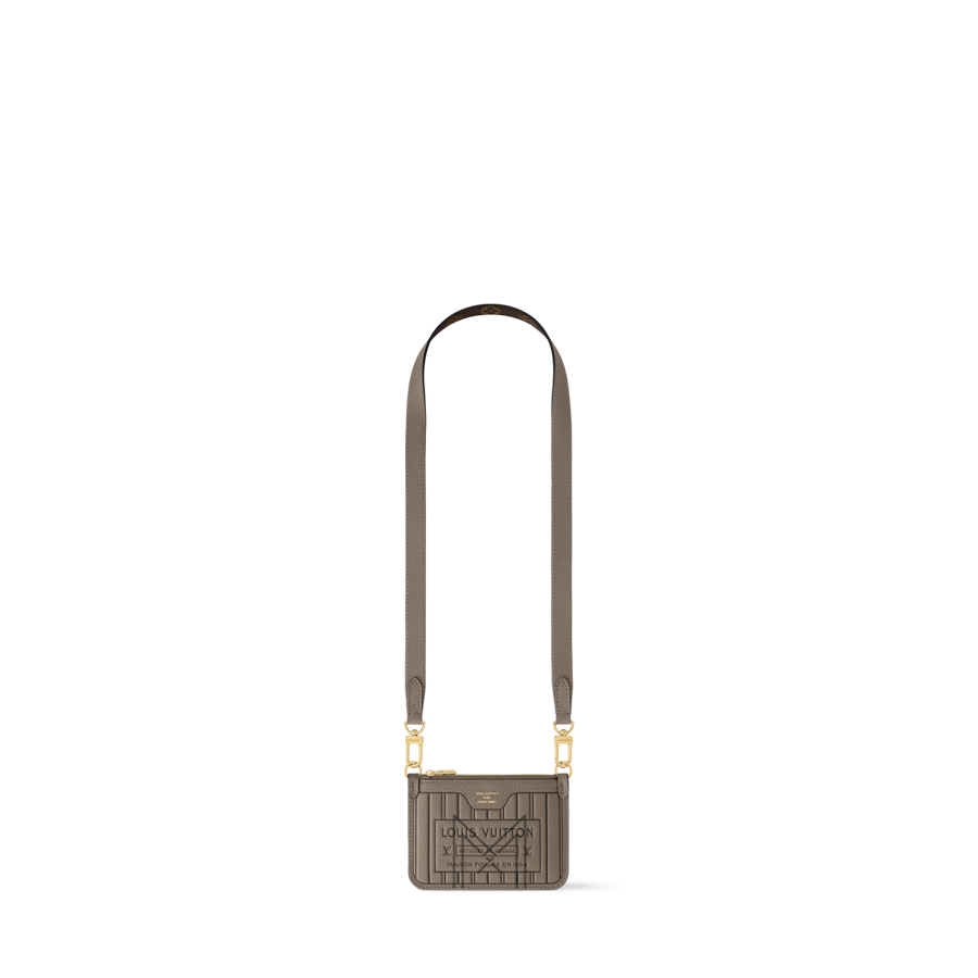 Túi Xách Đeo Chéo LV Neverfull Bandoulière Inside Out BB Xám Nâu Monogram MM090 2026 Túi Xách Đeo Chéo LV Neverfull Bandoulière Inside Out BB Xám Nâu Monogram MM090 2026