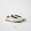 Giày Prada Collapse Re-Nylon and Suede Elasticized màu trắng ngà chính hãng MHNP017 2026