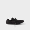 Giày đế bệt Prada Collapse Canvas màu đen chính hãng MHNP120 2026 Giày đế bệt Prada Collapse Canvas màu đen chính hãng MHNP120 2026