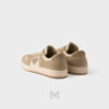 Giày thể thao Prada Downtown Re-Nylon and Suede màu be chính hãng MHNP068 2026