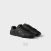 Giày Prada Montecarlo Re-Edition 2005 antiqued nappa leather màu đen chính hãng MHNP032 2026