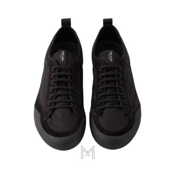 Giày Prada Speedrock Re-Nylon and suede màu đen chính hãng MHNP029