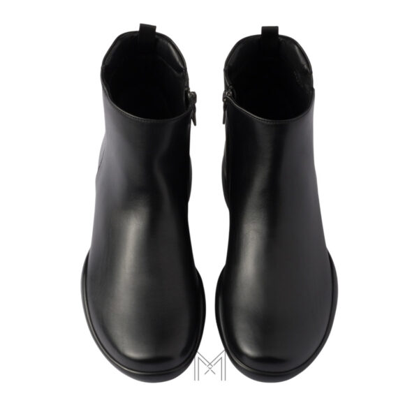 Boots Prada Toblach Leather Ankle màu đen chính hãng MHNP076