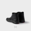 Boots Prada Toblach Leather Ankle màu đen chính hãng MHNP076 2026