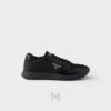 Giày thể thao Prada Prax 01 Re-Nylon and Brushed Leather màu đen authentic MHNP055 2026 Giày thể thao Prada Prax 01 Re-Nylon and Brushed Leather màu đen authentic MHNP055 2026
