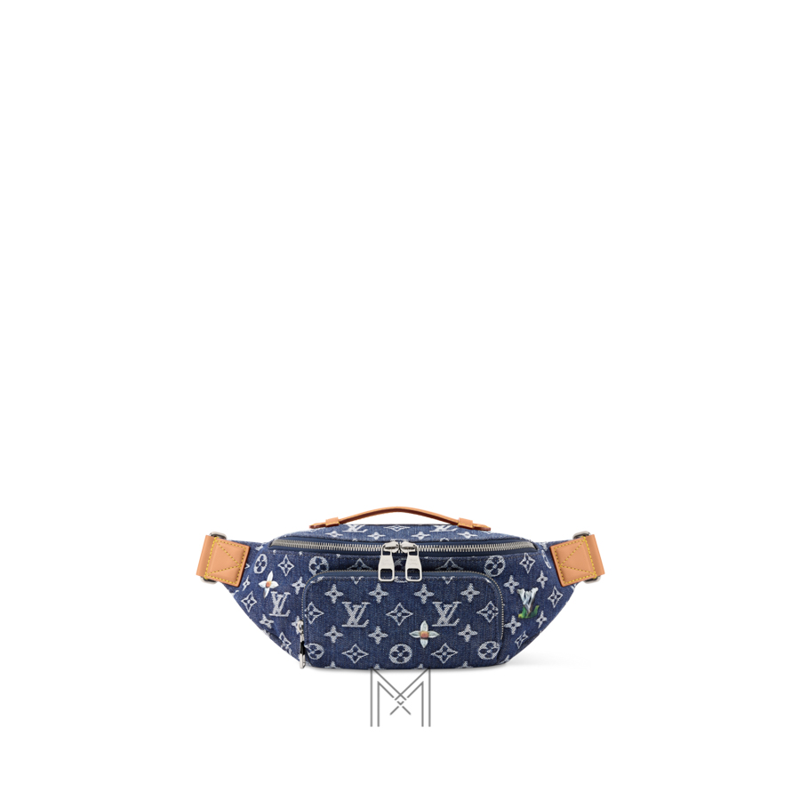 Túi Xách Bao Tử Nam Louis Vuitton Xanh Denim Monogram Chính Hãng MN079 2026 Túi Xách Bao Tử Nam Louis Vuitton Xanh Denim Monogram Chính Hãng MN079 2026