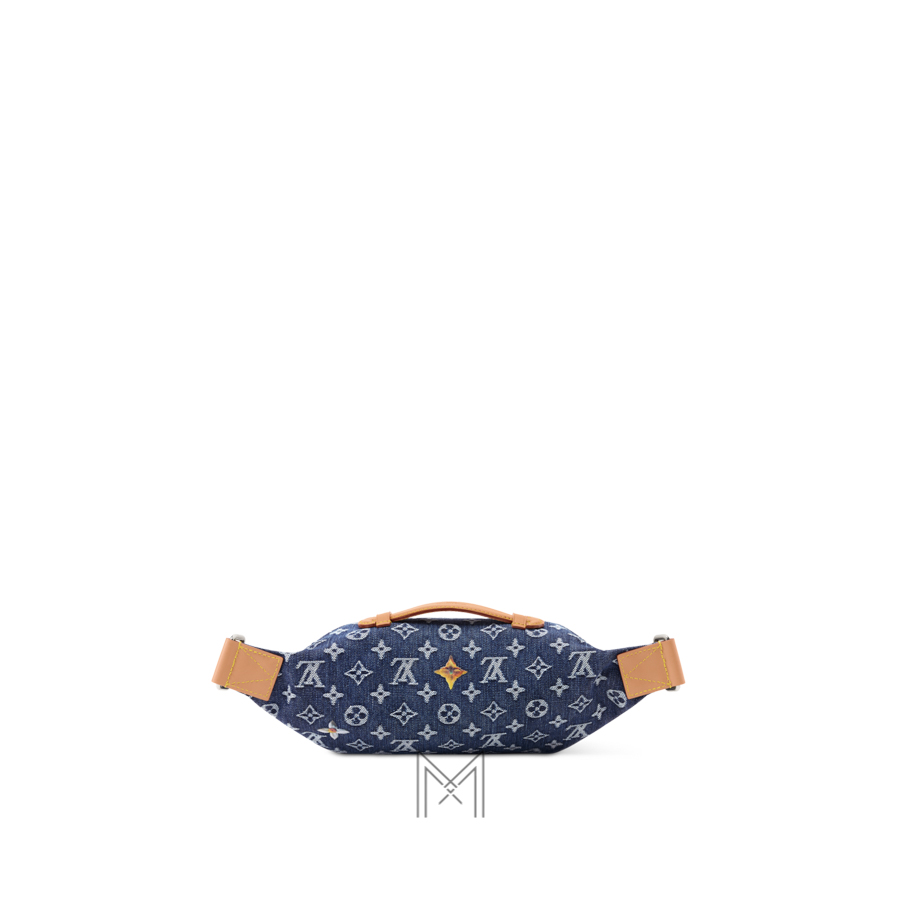 Túi Xách Bao Tử Nam Louis Vuitton Xanh Denim Monogram Chính Hãng MN079 2026 Túi Xách Bao Tử Nam Louis Vuitton Xanh Denim Monogram Chính Hãng MN079 2026