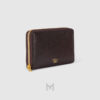 Ví da dài Gucci có khoá kéo màu nâu hàng hiệu authentic MVG42 2026 Ví da dài Gucci có khoá kéo màu nâu hàng hiệu authentic MVG42 2026