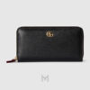 Ví dài Gucci viền khoá kéo màu đen da sần authentic MVG126 2026 Ví dài Gucci viền khoá kéo màu đen da sần authentic MVG126 2026