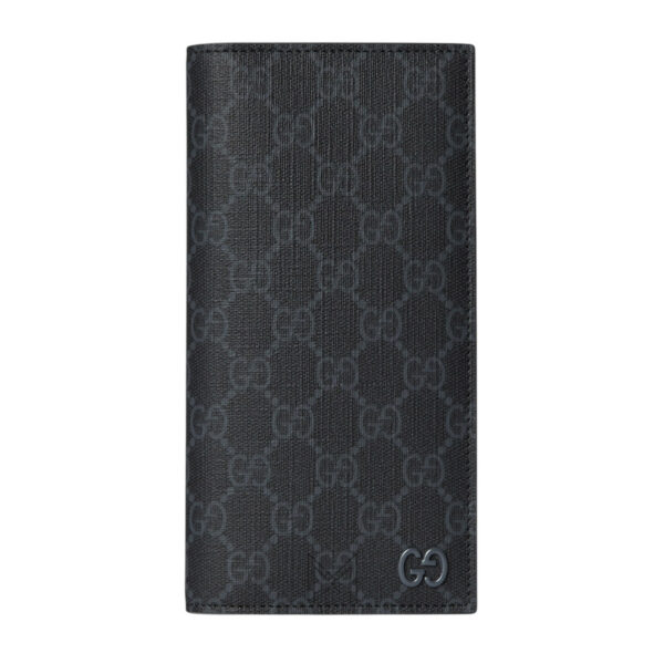 Ví dài Gucci màu đen hoạ tiết canvas monogram authentic MVG21