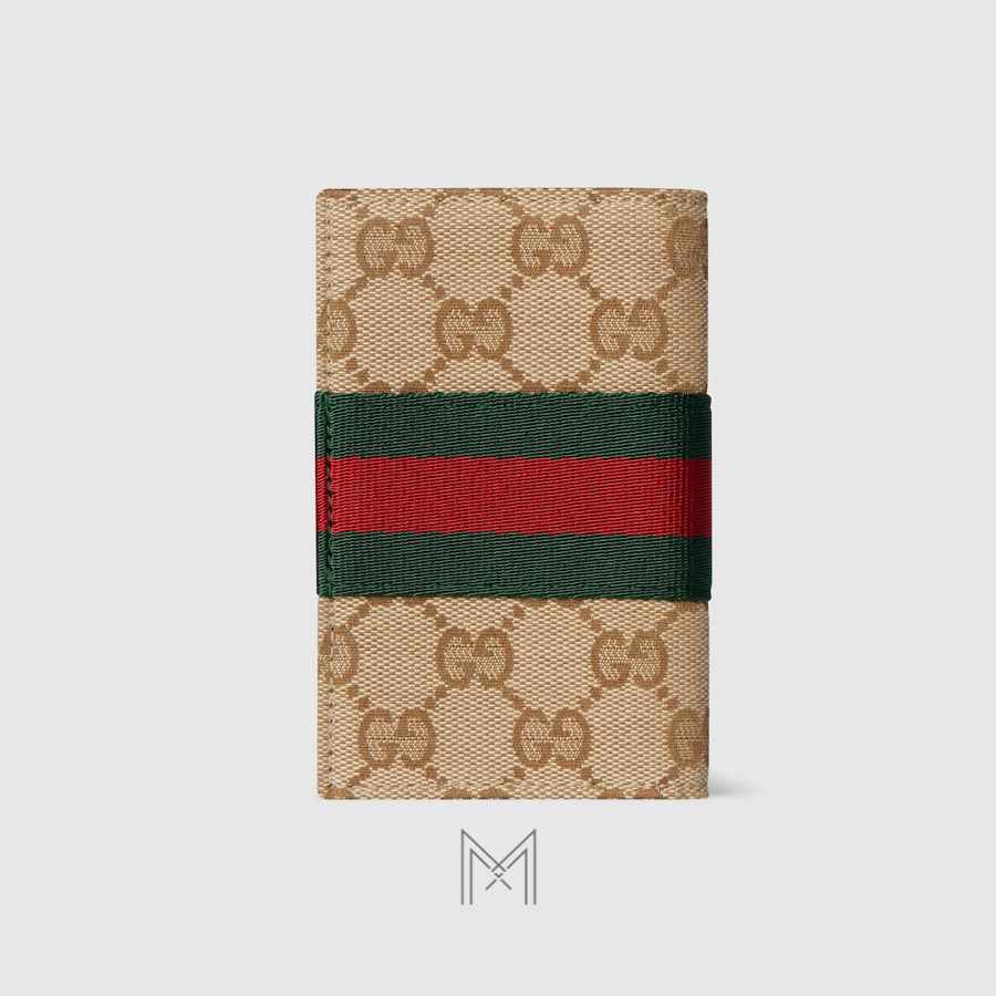 Ví đựng thẻ Gucci gập đôi hoạ tiết canvas monogram authentic MVG07 2026 Ví đựng thẻ Gucci gập đôi hoạ tiết canvas monogram authentic MVG07 2026