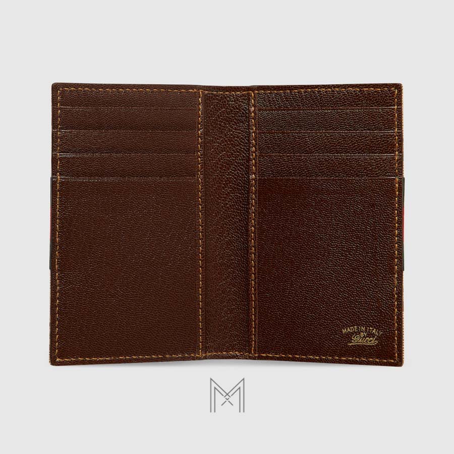 Ví đựng thẻ Gucci gập đôi hoạ tiết canvas monogram authentic MVG07 2026 Ví đựng thẻ Gucci gập đôi hoạ tiết canvas monogram authentic MVG07 2026